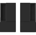 AGB mušle WAVE - bez otvoru (černá matná)