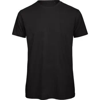 Pracovní oblečení B&C Tričko Inspire T, Medium Fit, z bio bavlny, krátký rukáv, pánské COT01TM4200201-black S Černá
