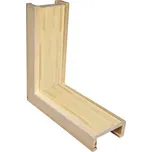 Truhlárna Dřevěná obložková zárubeň (RUSTIC) Rozměr dle ČSN: 80 / 197, Orientace Zárubně: Pravá