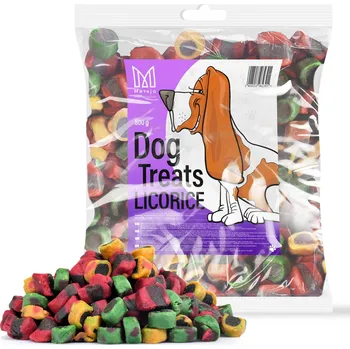 Pamlsek pro psa Výcvikové pamlsky pro psy s lékořicí, doplněk zdravé výživy, pamlsek 500g