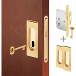 ACT Set pro posuvné dveře HR BB (mosaz)