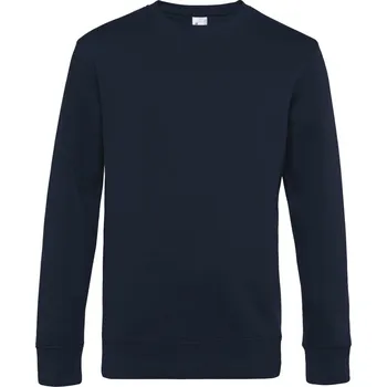 pracovní mikina B&C Mikina KING Crew Neck, pánská COT01U01K00305-navy 2XL Navy