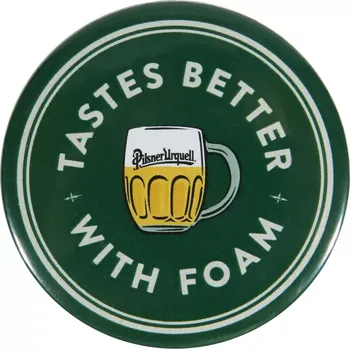 Zelená placka Pilsner Urquell