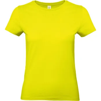 Pracovní oblečení B&C Tričko B&C E190, dámské, krátký rukáv COT01004Tl9705-pixel lime 2XL Citronová