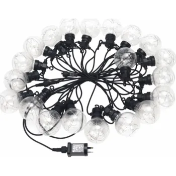 Žárovková girlanda Domoletti BDG80-10-3.2, 5 m, teplá bílá