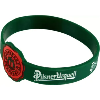 Náramek Silikonový náramek Pilsner Urquell zelený