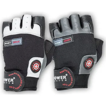 Fitness rukavice Power System PowerSystem rukavice EASY GRIP Varianta: white black M