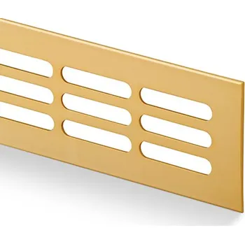 Větrací mřížka Act Větrací mřížka 1000 mm (zlatý elox) Výška: 60 mm