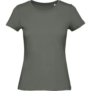pracovní tričko B&C Tričko Inspire T, Medium Fit, z bio bavlny, krátký rukáv, dámské COT01TW43u4104-millennial XL Khaki millennial