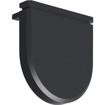 Příslušenství pro LED osvětlení Záslepka KLUŚ GIL pro LED hliníkové profily černá