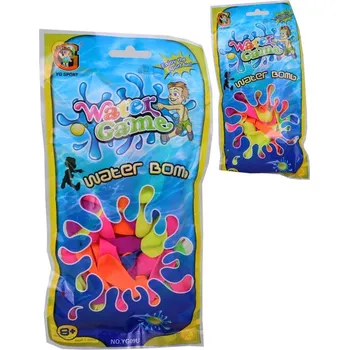 Vodní bomby barevné balonky na vodu sada 100ks s nástavcem v sáčku