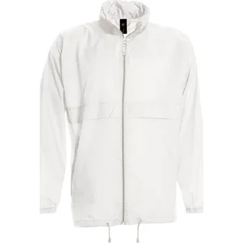 pracovní bunda B&C Větrovka Sirocco, bez podšívky COT01080000102-white M Bílá