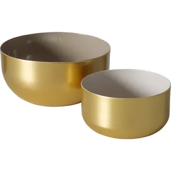 Boltze Home Zlaté dekorační misky, 2 ks