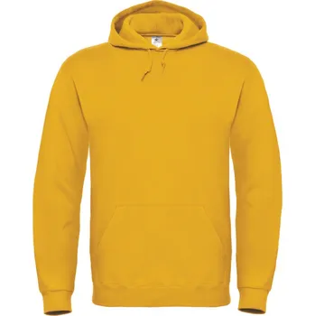 pracovní mikina B&C Mikina B&C ID.003 80/20 s kapucí, pánské COT01ID03m0202-chili gold M Zlatá chili
