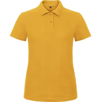 Pánské tričko B&C Polokošile B&C ID.001, krátký rukáv, dámské COT01ID10m0202-chili gold M Zlatá chili