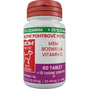 Giom S Akutní pohybové potíže 60 tbl + 25 % zdarma