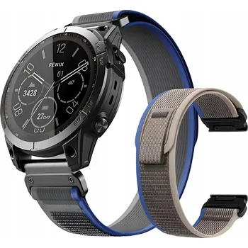 Řemínek na hodinky Šedý řemínek XGSM pro Garmin