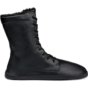 Dámská zimní obuv Ahinsa shoes Ahinsa bare Jaya Winter Ultra COMFORT černá s černým kožíškem (zip) Velikost EU: 42, vnitřní délka: 276, vnitřní šířka: 105