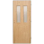 Truhlárna Palubkové dveře DOUBLE (45mm) Rozměr dle ČSN: 80 / 197, Orientace Dveří: Pravé