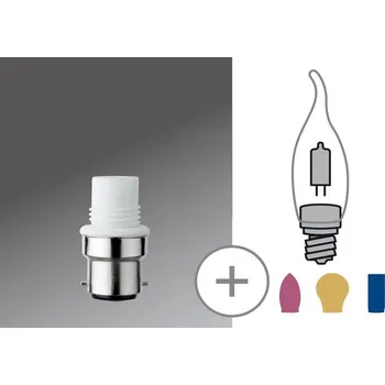 PAULMANN Halogenová patice mini pro G9 B22d 230V bílá - PAULMANN P 54927