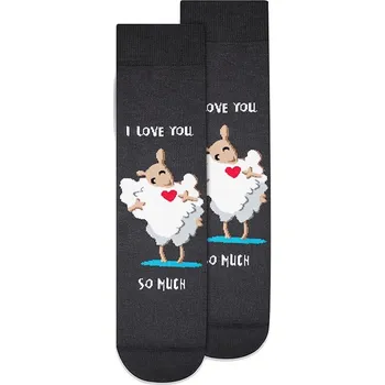 Dámské oblečení Gatta ponožky valentýn U04.156 - vzor 986 - grafit, 35-38