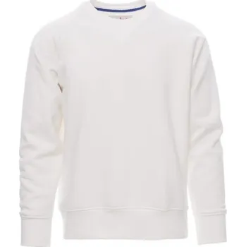 Pánská mikina Payperwear Klasická pánská mikina Mistral+ s raglánovým rukávem Barva: Bílá, Velikost: XS