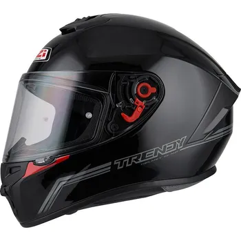 Helma na motorku Integrální přilba NZI TRENDY 2 SOLID lesklá černá Velikost: L