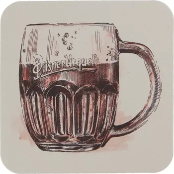 Pivo Papírový podtácek krýgl Pilsner Urquell