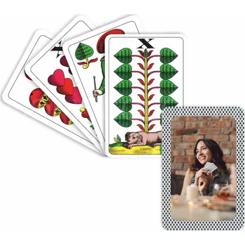 Gravírování Hrací karty s vlastním potiskem - Mariáš 32 ks