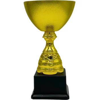 Sportovní pohár Standart NJS0405A Výška poháru: 25 cm, Průměr kalichu: 14 cm, Barva: Zlatá
