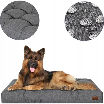 Pelíšek pro psa Matrace pro psy PillowPrim šedá 120 cm x 90 cm