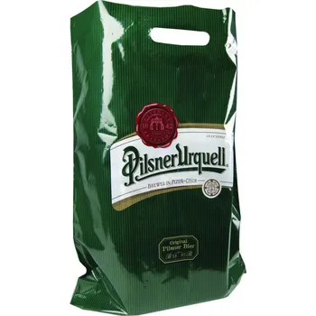 Dárková taška Igelitová taška Pilsner Urquell zelená