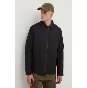 Bavlněná bunda A-COLD-WALL* Zip Overshirt ACWMSH138A černá 99X, vel. L