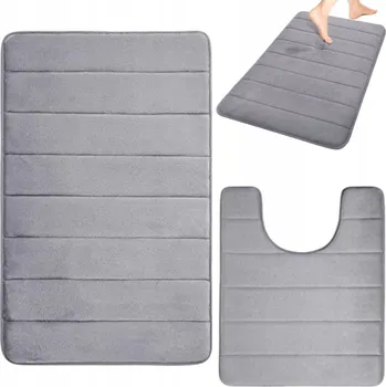 Koupelnová předložka Sada koupelnových předložek z mikrovlákna 2 ks.