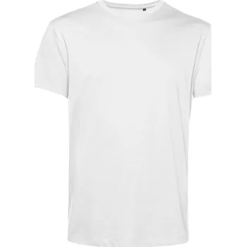 pracovní tričko B&C Tričko Inspire E150, pánské, krátký rukáv COT01U01B00115-white Bílá 5XL