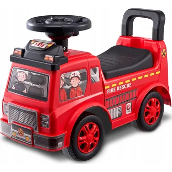 Odrážedlo Autíčko 52,5x22,5x37CM PP Červené Dětské Vozítko Pomoc při Chůzi