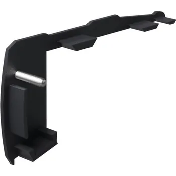 Příslušenství pro LED osvětlení Záslepka KLUŚ STEP-L pro LED hliníkové profily černá