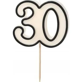 Na dort dort číslo 30, černá a bílá