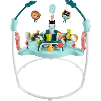 Hračka pro nejmenší Mattel Fisher-Price Skákadlo hopsadlo Colorful Corners Jumperoo HNX59