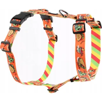 Postroj pro psa Postroj pro psa guard, beztlakový, barevný, nastavitelný, pudl HUGGY DOGGY S