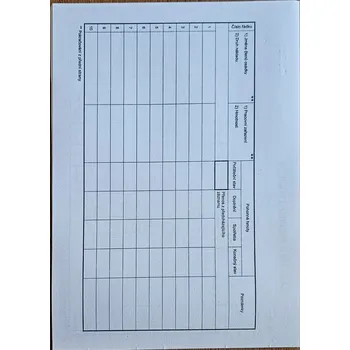 Tiskopis Záznam o provozu vozidla - podnikatel, referent