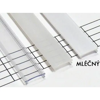 BERGE Mléčný difuzor KLIK pro profily A, B, C, 1m LUMINESB2-K1000ML