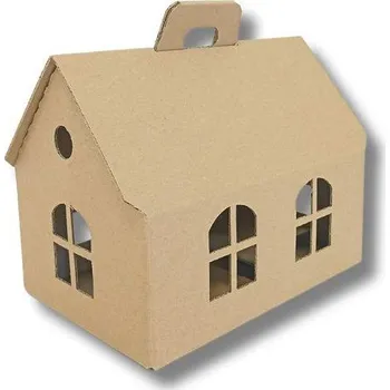 Dárková krabička Krabička "Chaloupka mini" hnědá