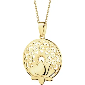 Přívěsek Zlatý přívěsek - květ lotosu - Z-852.02