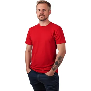 Pánské tričko Pánské tričko Marek, krátký rukáv, červené S