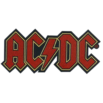 Nášivka Nášivka z AC/DC - Logo Cut-Out - Žádný - cervená/cerná