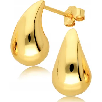 Náušnice Náušnice Euforia zlaté stříbro pozlacené kapkou 1,30 cm