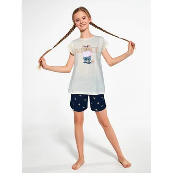 Dívčí pyžamo Cornette pyžamo dívčí 788/107 Nice - broskvová, 134-140 (Dívčí pyžamo Cornette)