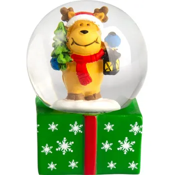 Vánoční dekorace Albi Sněžítko - Sobík s lucernou 5.7 cm