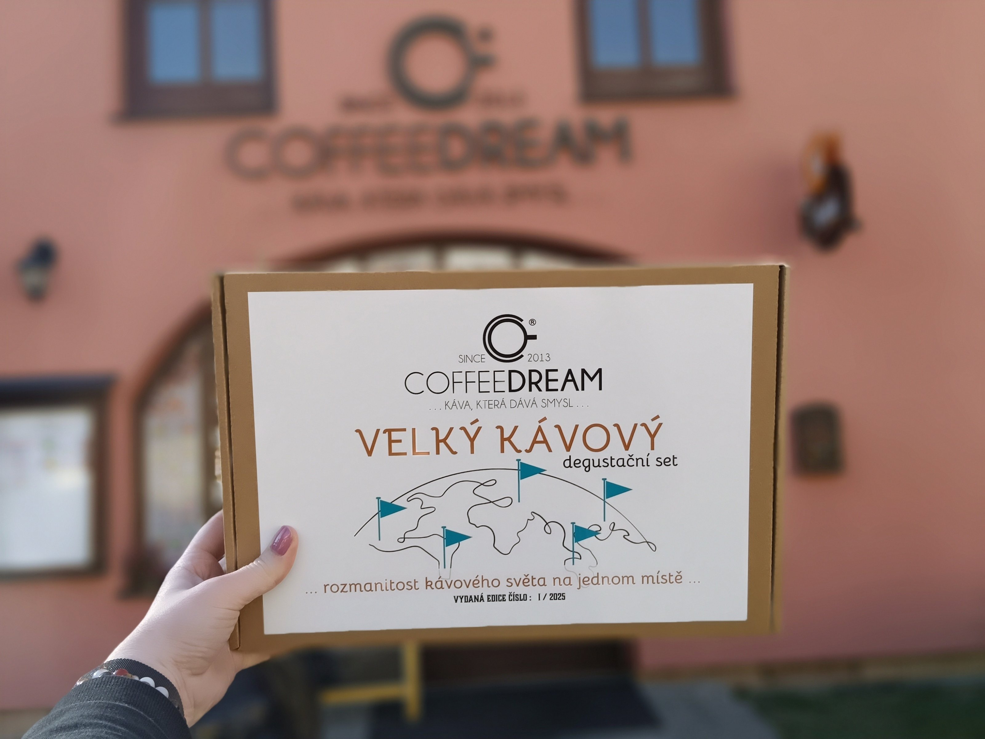 COFFEEDREAM | VELKÝ KÁVOVY DEGUSTAČNÍ SET 20x30g - třívrstvý sáček se zipem / Středně jemné mletí - espresso, mocca Káva VDM1